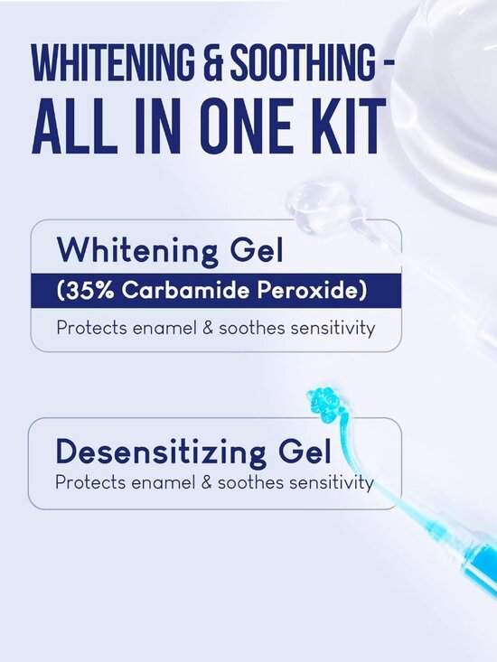 Teeth Whitening Kit with LED Light for Sensitive Teeth - Picture 4 of 8